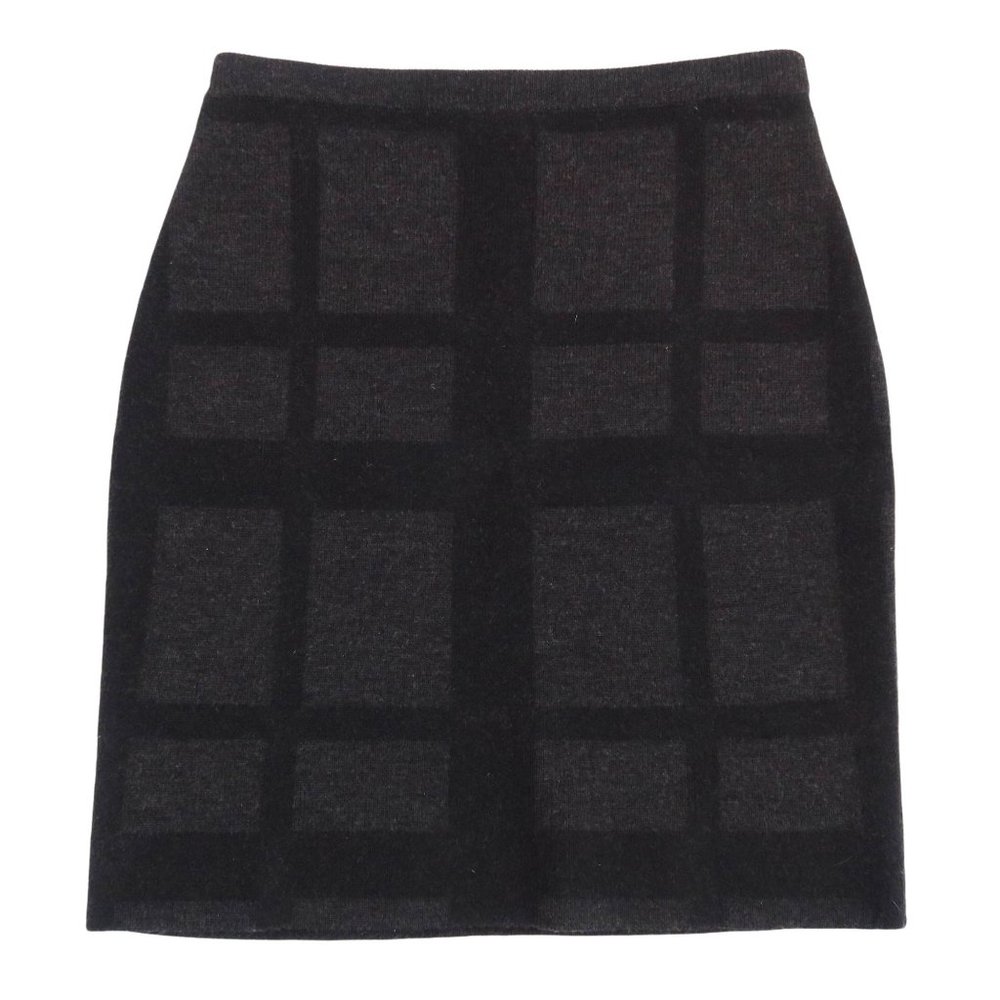 Eileen Fisher Black and Gray Pencil Skirt